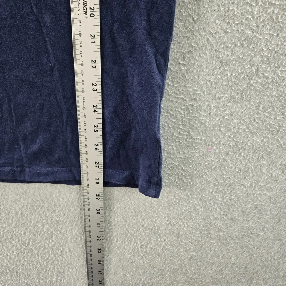The North Face Men‎ Shirt M Blue Graphic Print Hiker Mountain Gorpcore Logo